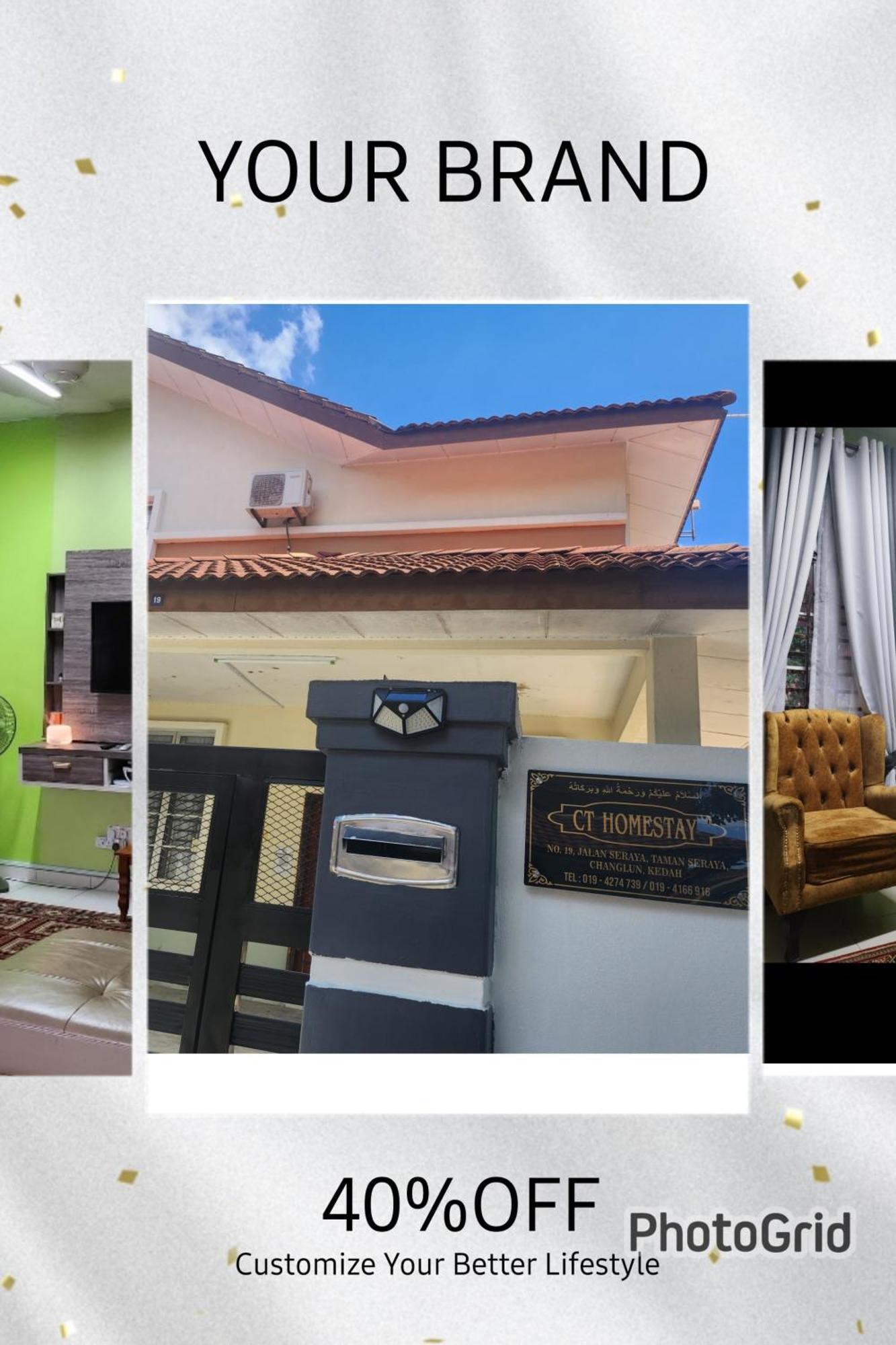 Ct Seraya Homestay  Canglun Luaran gambar